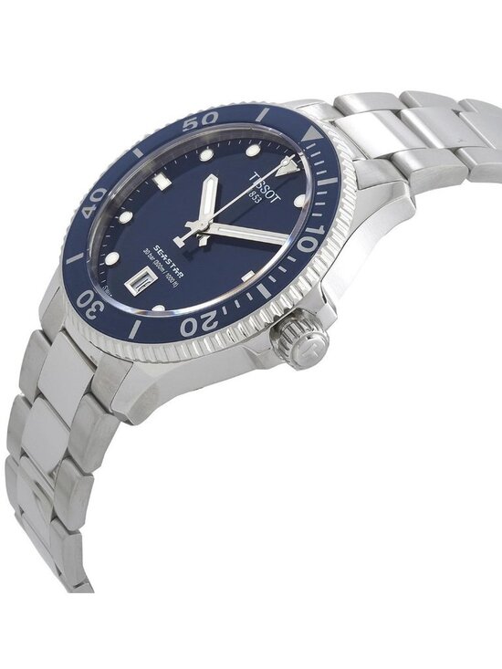 NWT Tissot Seastar Quartz Blue Dial Men\'s Watch